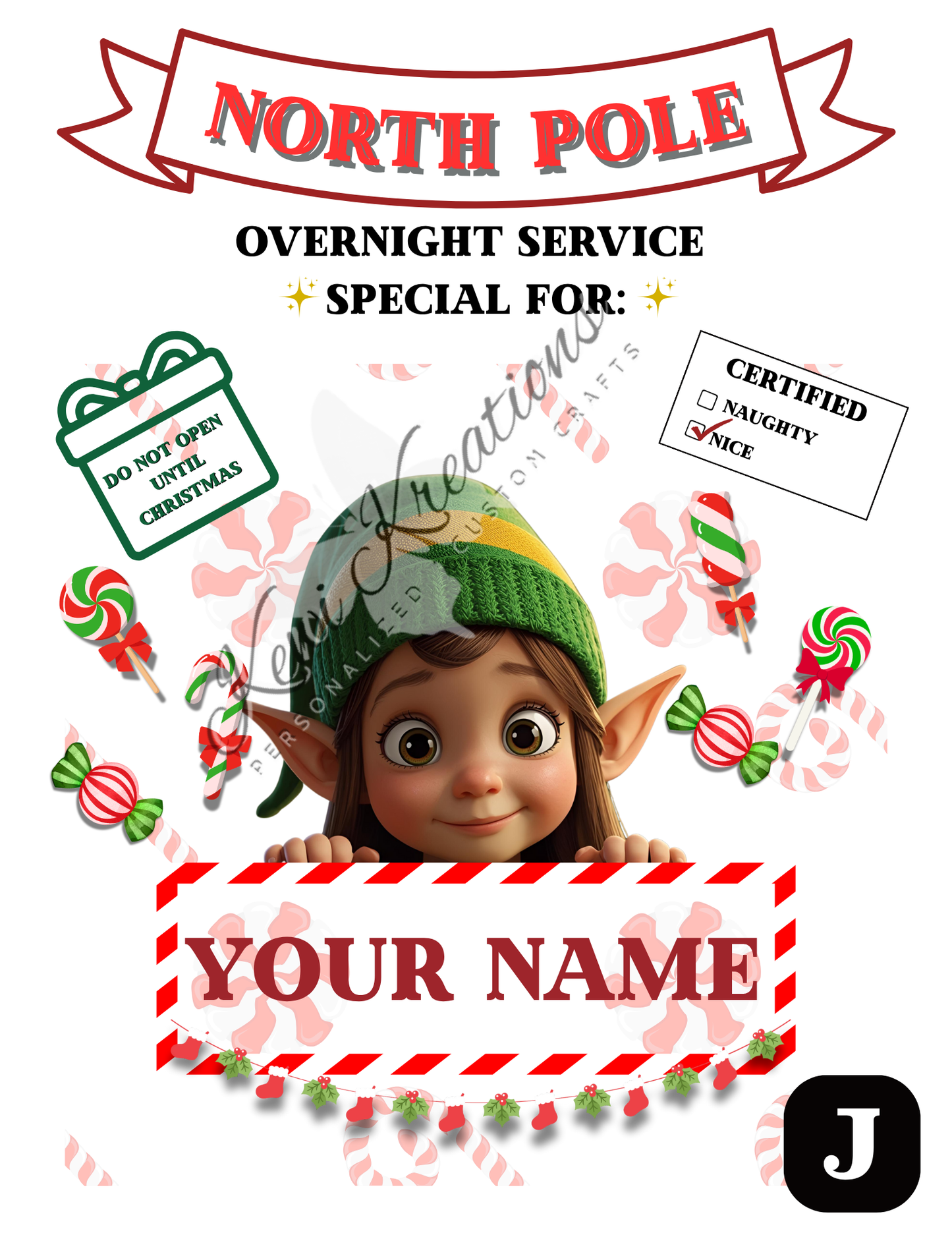 Personalized Christmas Sacks