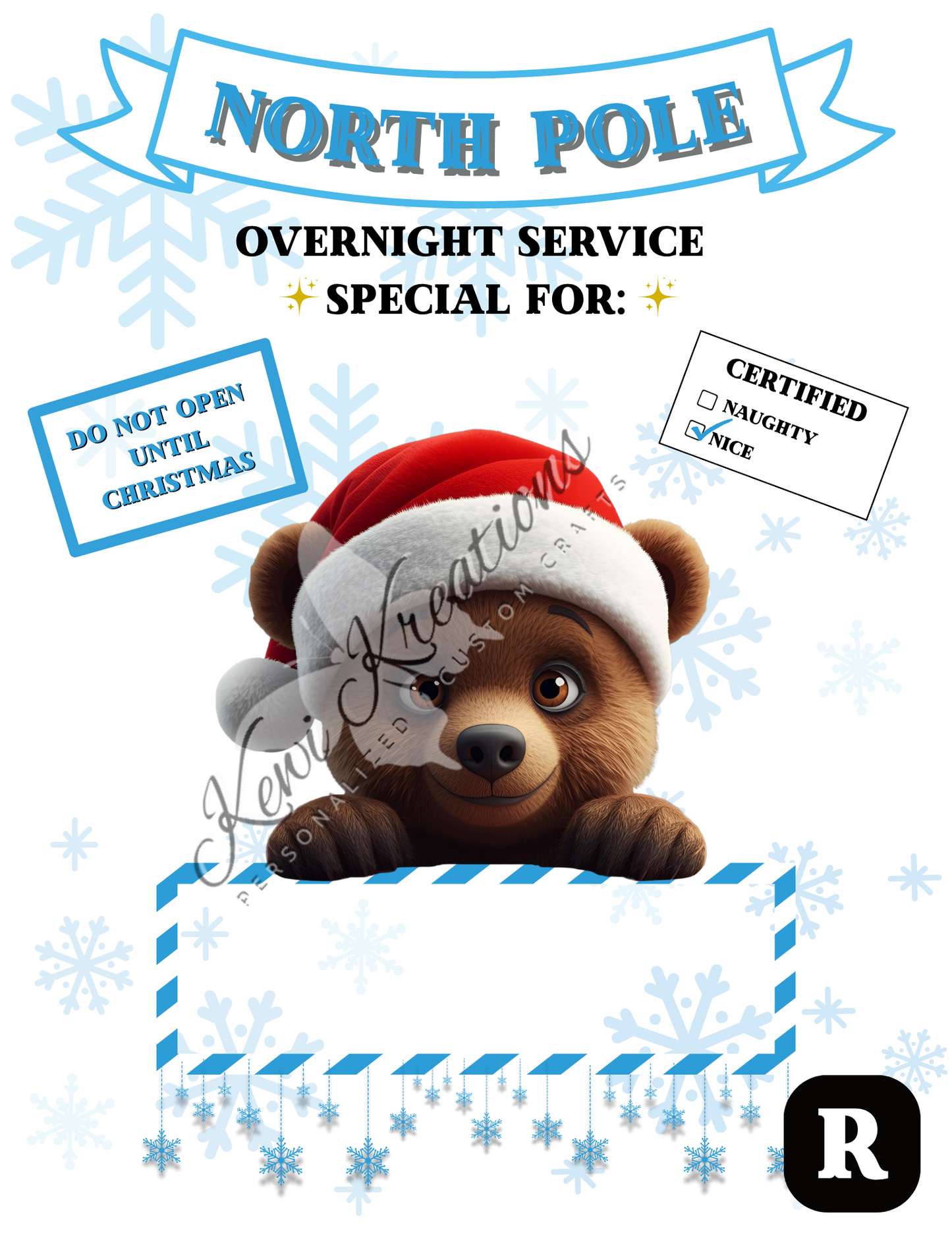 Personalized Christmas Sacks