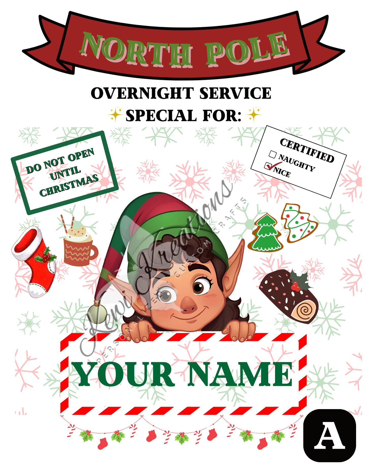 Personalized Christmas Sacks