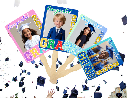 Custom Graduation Fans