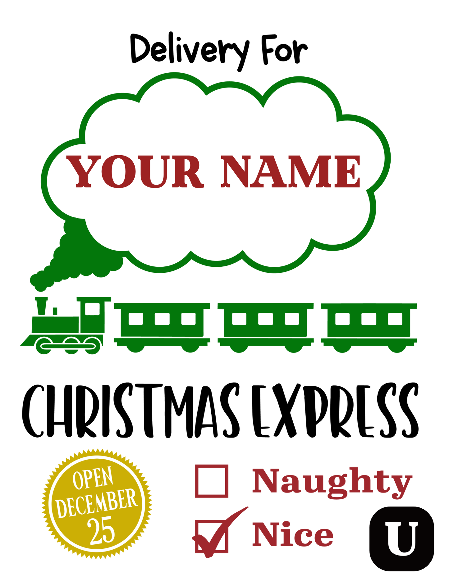 Personalized Christmas Sacks