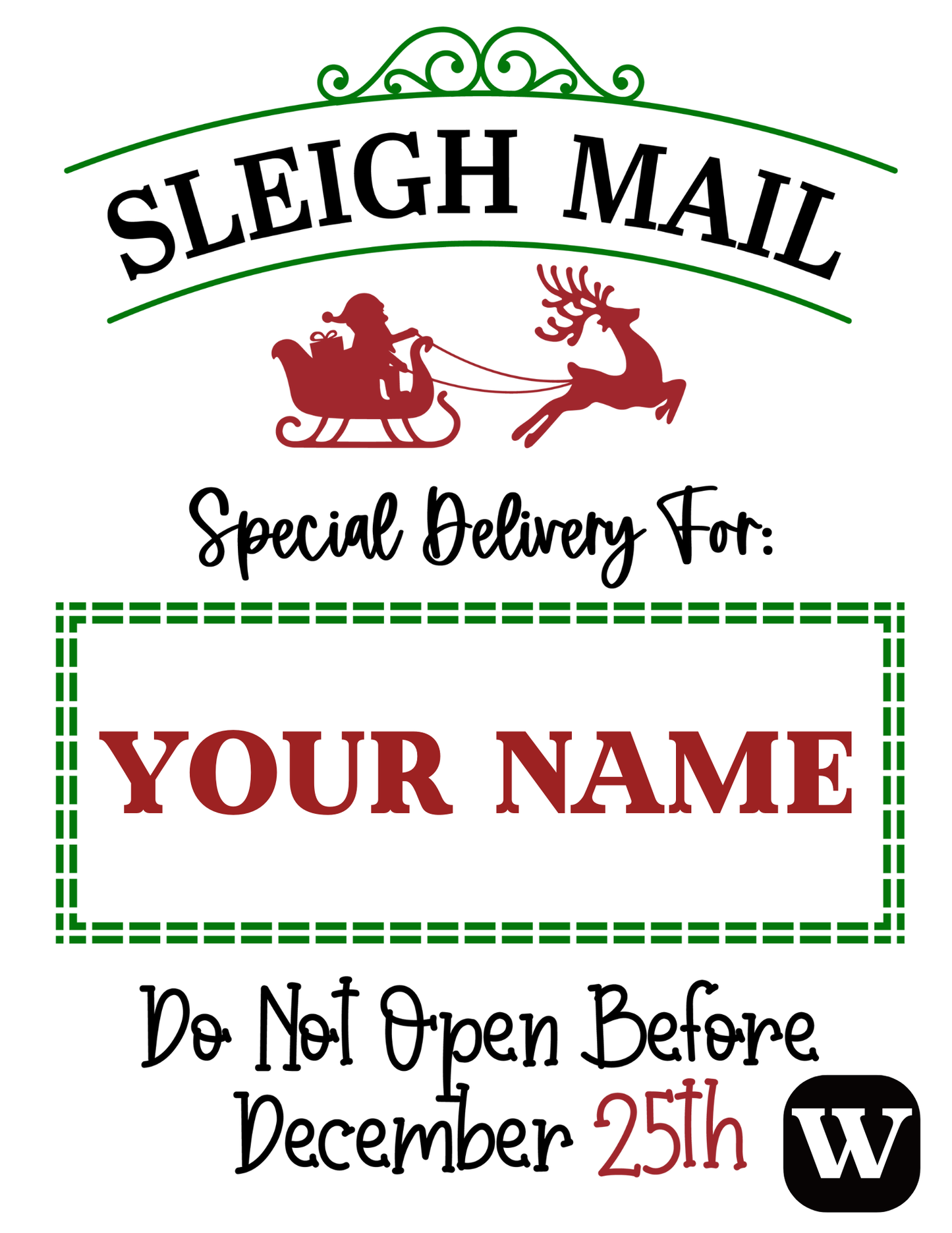 Personalized Christmas Sacks