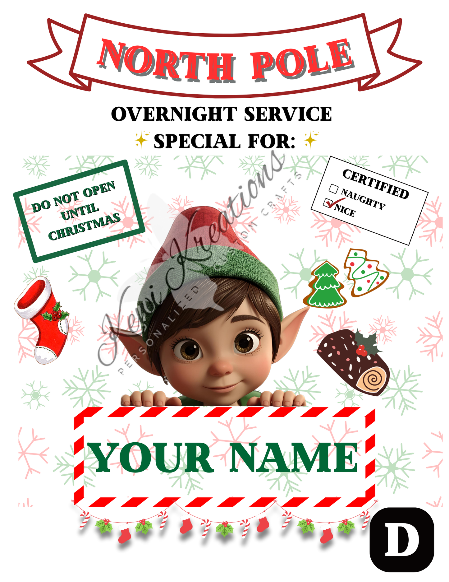 Personalized Christmas Sacks