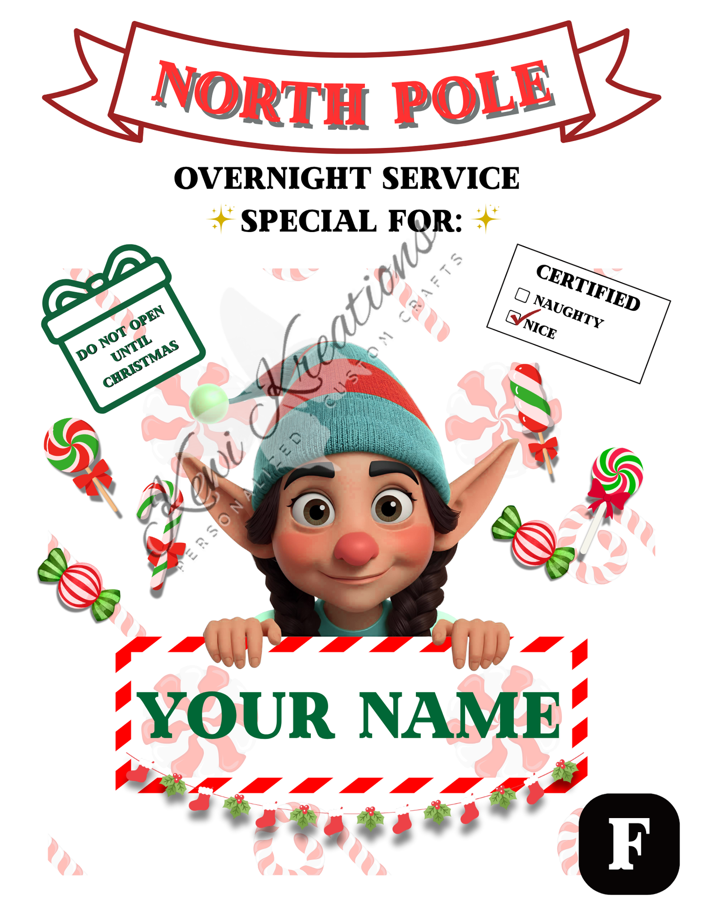 Personalized Christmas Sacks