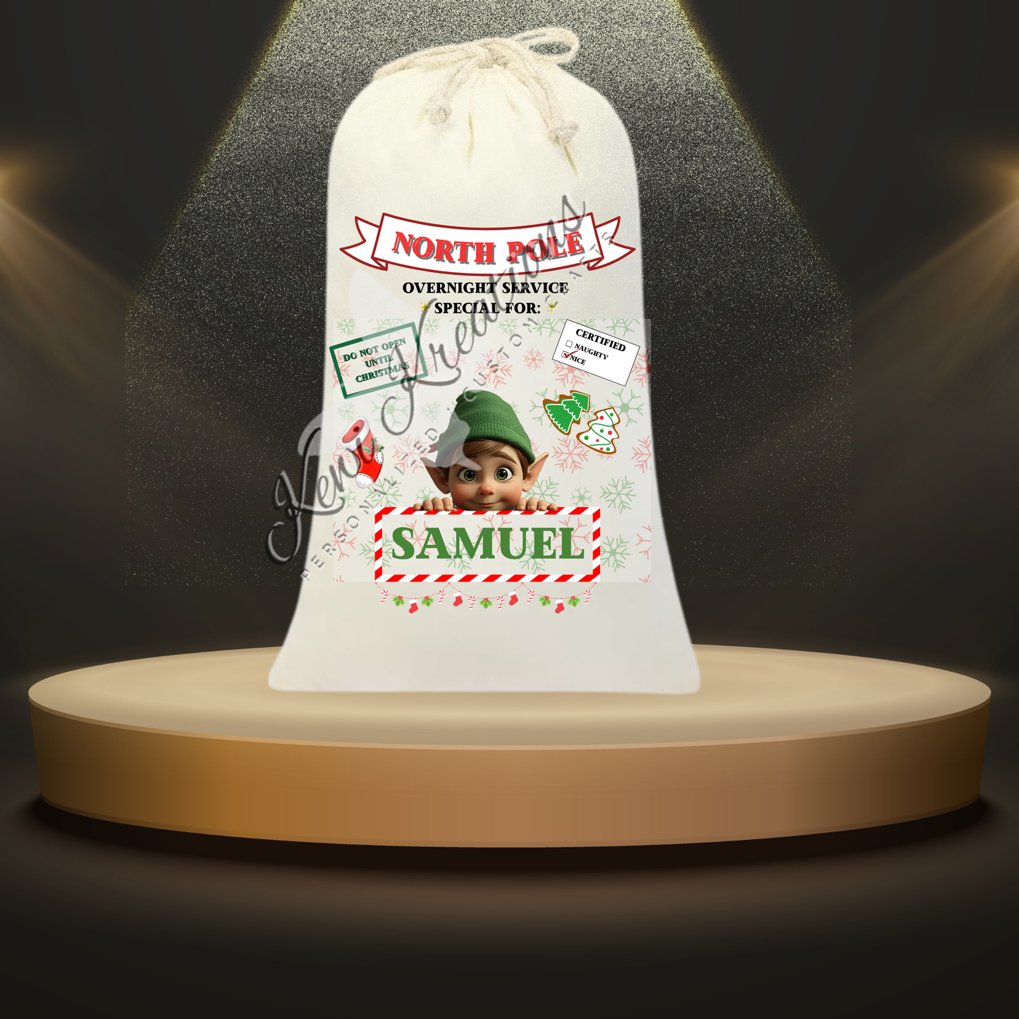 Personalized Christmas Sacks