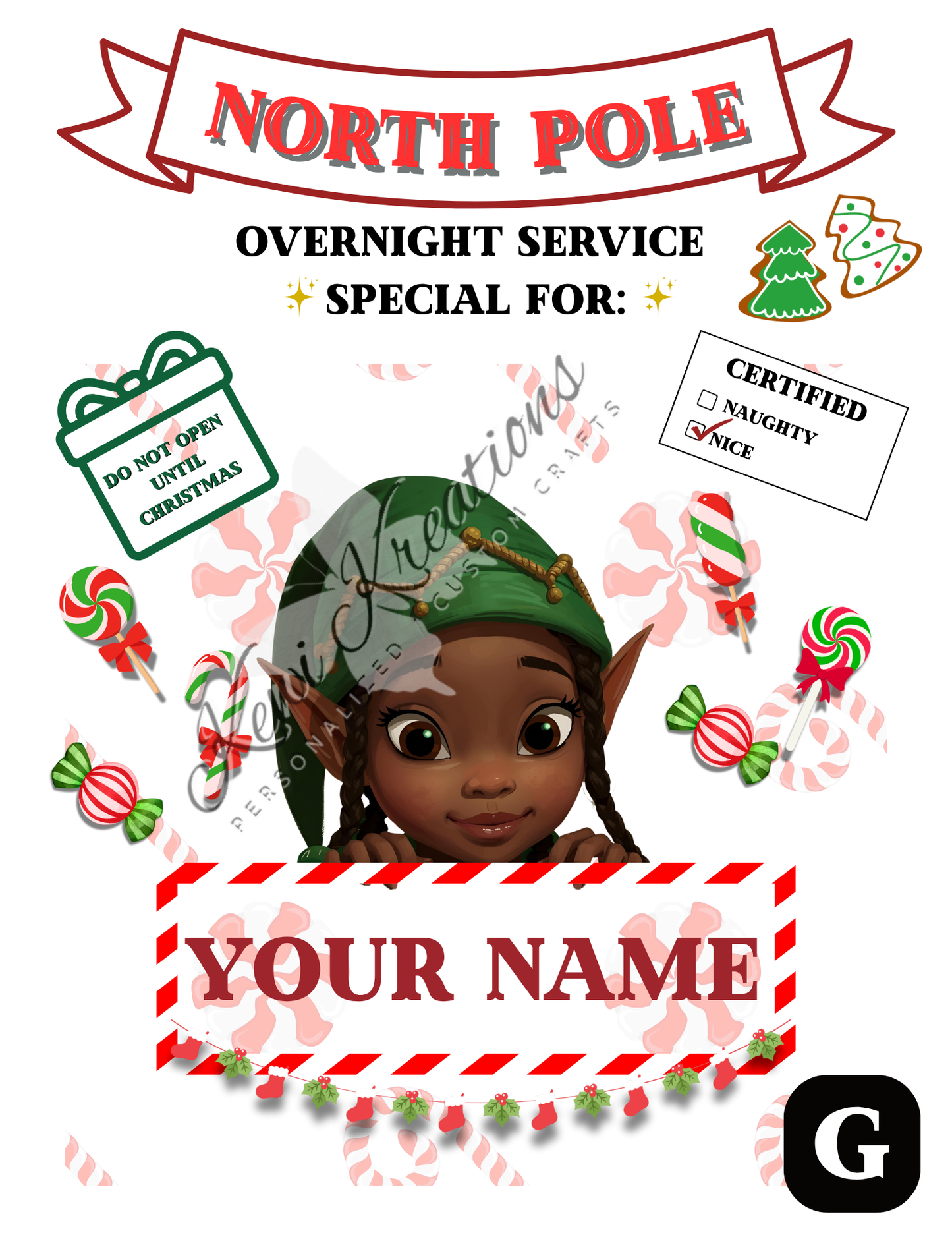 Personalized Christmas Sacks