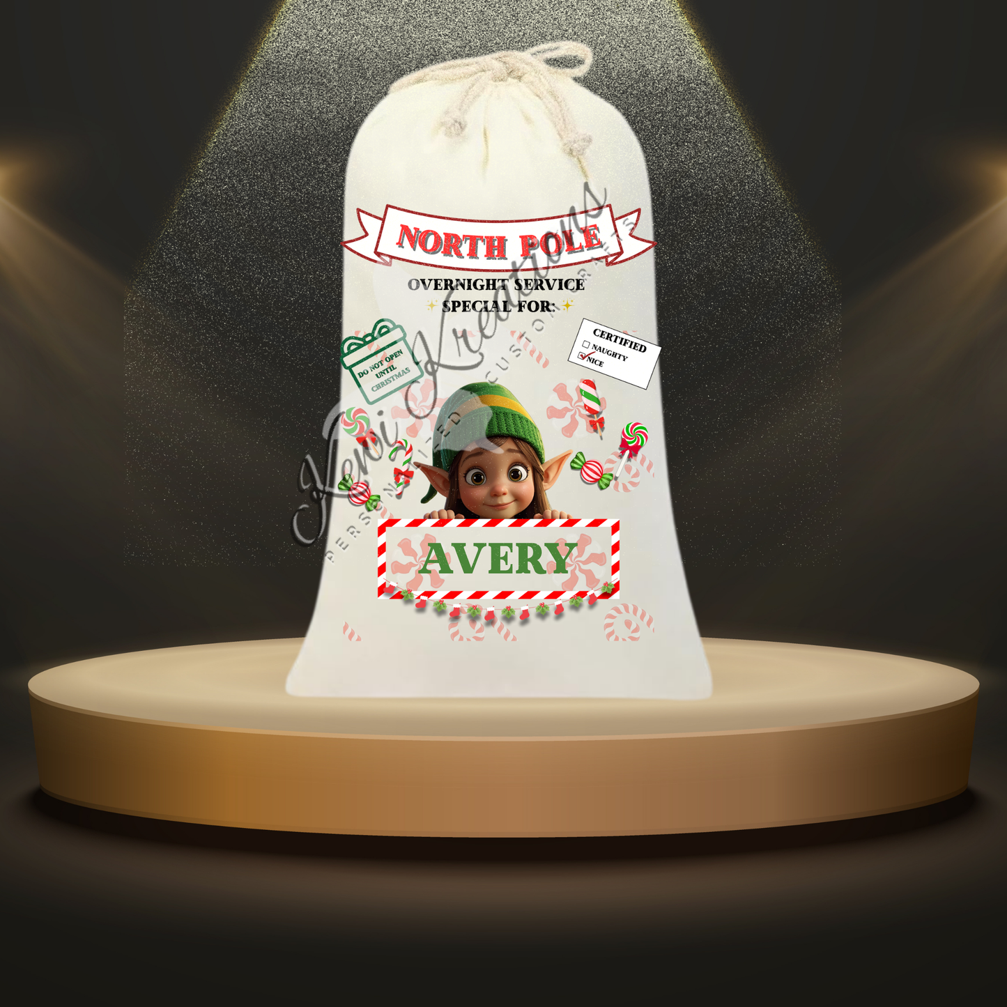 Personalized Christmas Sacks