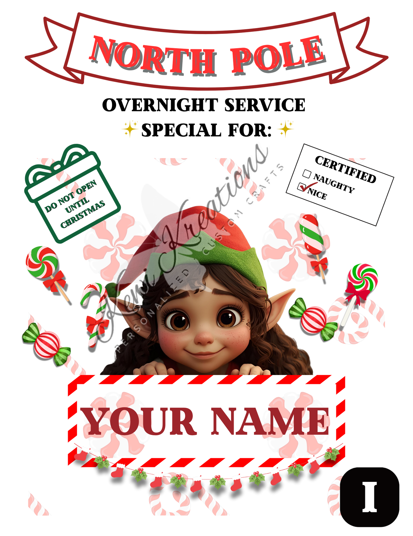 Personalized Christmas Sacks