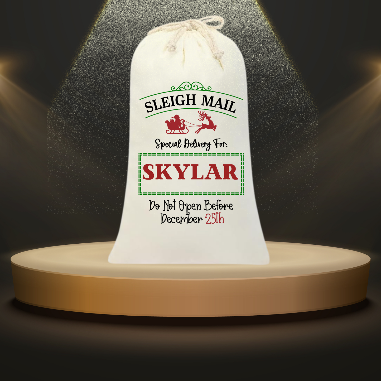 Personalized Christmas Sacks